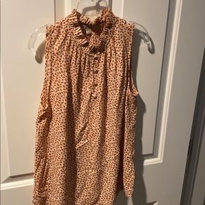 LOFT blouse - sleeveless - XS